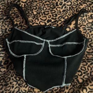 Black Shein Crop Top